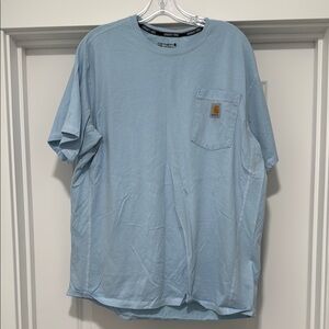 Carhartt Blue Short Sleeve Tee Relaxed Fit